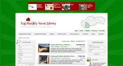 Desktop Screenshot of objekty.reality-novezamky.eu