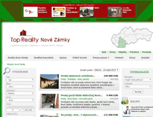 Tablet Screenshot of objekty.reality-novezamky.eu