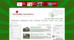 Desktop Screenshot of domy.reality-novezamky.eu