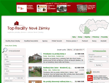 Tablet Screenshot of domy.reality-novezamky.eu